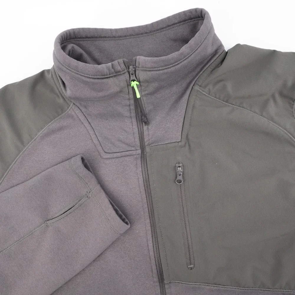 The North Face FlashDry-XD 1/2 zip Pullover Grey Long Sleeve Mens Large
